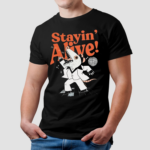 Opossum Dancing Stayin Alive Art Shirt