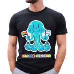 Calamari Collective Octopus LGBTQ Flag Shirt