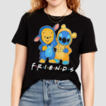 Winnie The Pooh Best Friends And Stitch Fan Shirt