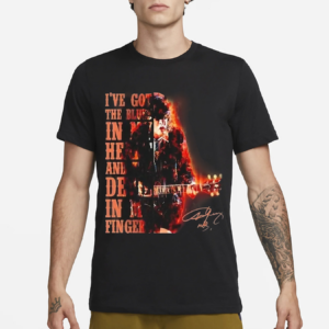 ACDC Angus Young I’ve Got The Blues In My Heart And The Devil In My Fingers Signature Shirt