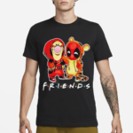 Winnie The Pooh Tigger And Deadpool Friends Disney Fan Shirt