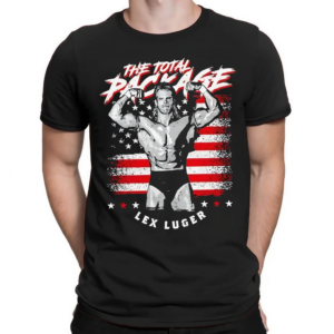 Lex Luger The Total Package Usa Flag Shirt