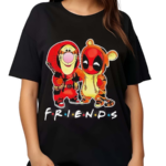 Winnie The Pooh Tigger And Deadpool Friends Disney Fan Shirt