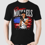 Shawn Michaels Wrestler Usa Flag Graphic Shirt