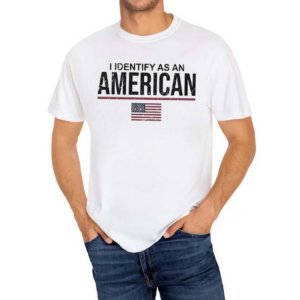 I Identify As An American Flag Shirt