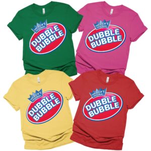 Dubble Bubble Candy Group Matching Halloween Shirt, Candy Halloween Costume Party Shirt