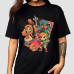 Brave Game Zelda Black Shirt