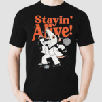 Opossum Dancing Stayin Alive Art Shirt