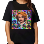 Ice Spice Portrait Rainbow Colors Shirt