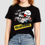 Horror Characters Friends We I Love That Feeling Halloween Dollar General Shirt