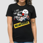 Horror Characters Friends We I Love That Feeling Halloween Dollar General Shirt