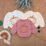 Custom Name Pumpkin Halloween Matching Baby Romper