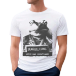 Frog Mrballen Wearing Seagull Lung Shirt