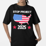 Stop Project 2025 American Flag Vintage Shirt