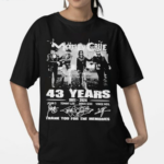 Motley Crue 43rd Anniversary 1981-2024 Thank You For The Memories Shirt