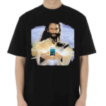 Jesus Holding Cigs Newport Shirt