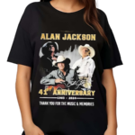 Alan Jackson 41st Anniversary 1983 2024 Thank You For The Music And Memories Shirt