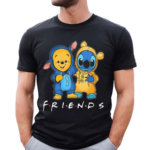 Winnie The Pooh Friends And Stitch Fan Shirt