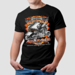 American Dirt Track Racing Living Life Wide Open Shirt