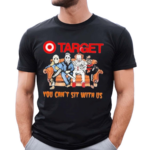 Horror Movie Characters Target You Can’t Sit With Us Halloween 2024 Shirt