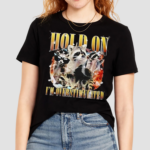 Raccoon Hold On Im Overstimulated Vintage Shirt