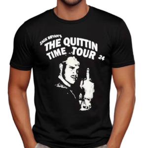 Zach Bryan Middle Finger The Quittin Time Tour 24 Shirt