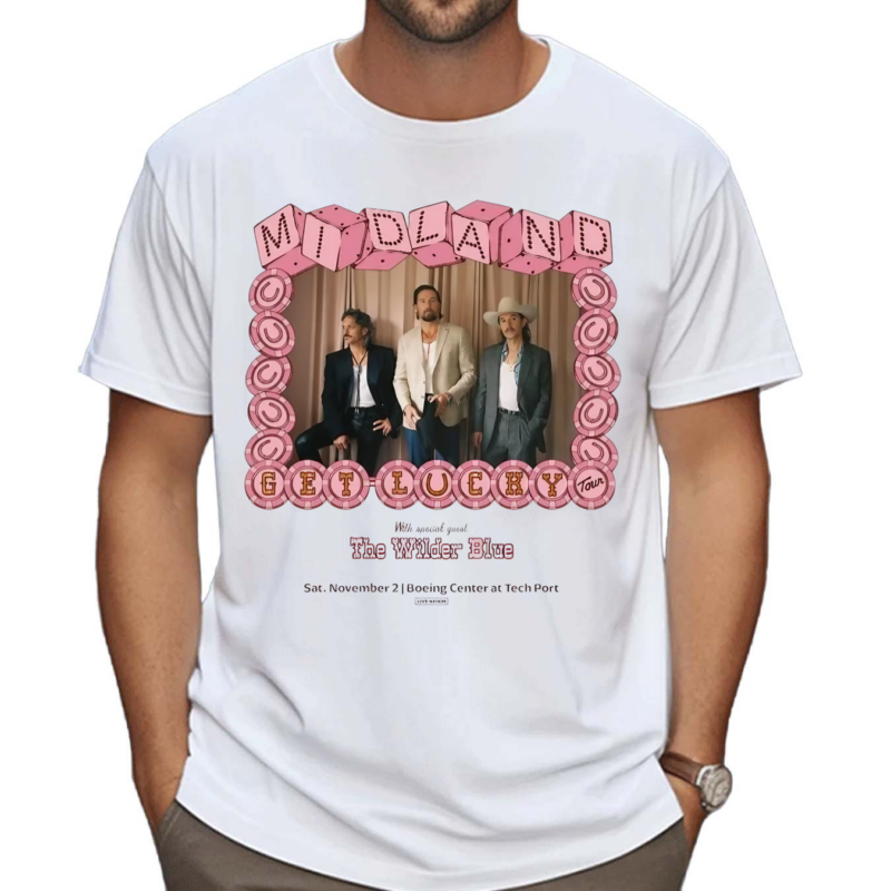 Midland With Special Guest The Wilder Blue November 2 2024 Boeing Center At Tech Port Shirt
