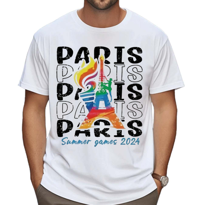 USA Eiffel Tower Summer Games 2024 Shirt