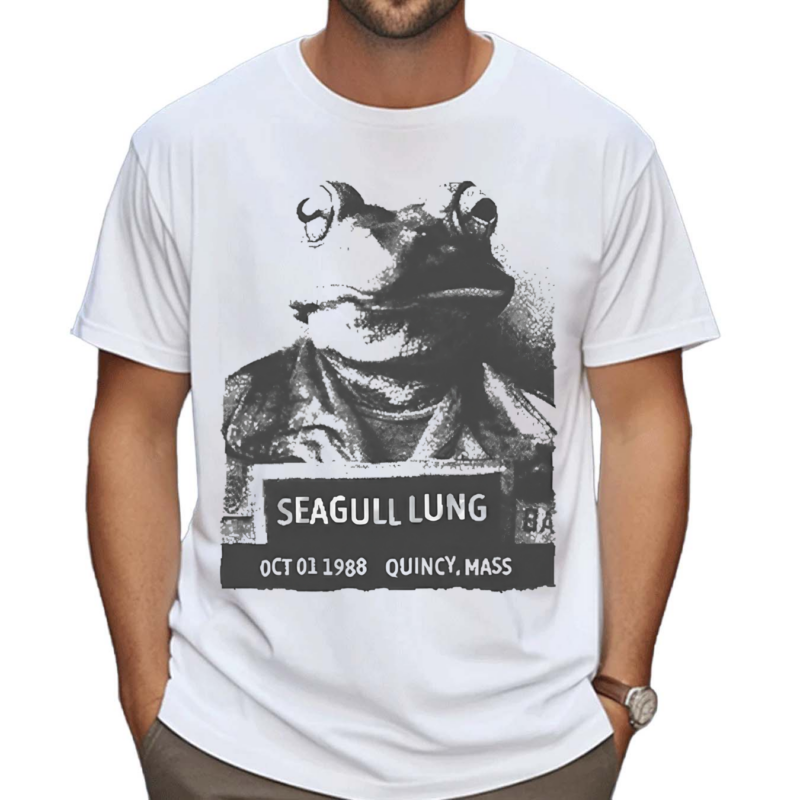 Frog Mrballen Wearing Seagull Lung Shirt