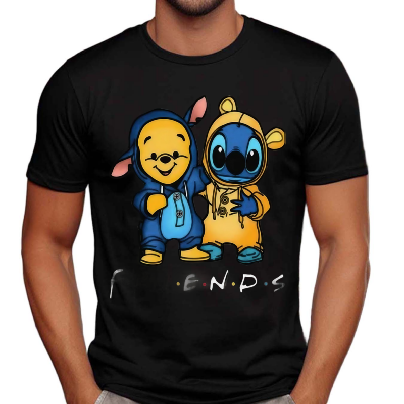 Winnie The Pooh Friends And Stitch Fan 2024 Shirt