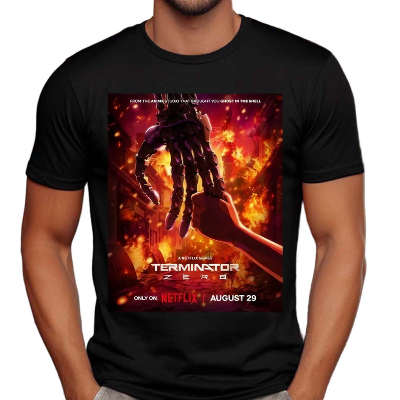 The Terminator Anime Series Only On Netflix August 29 Classic Shirt