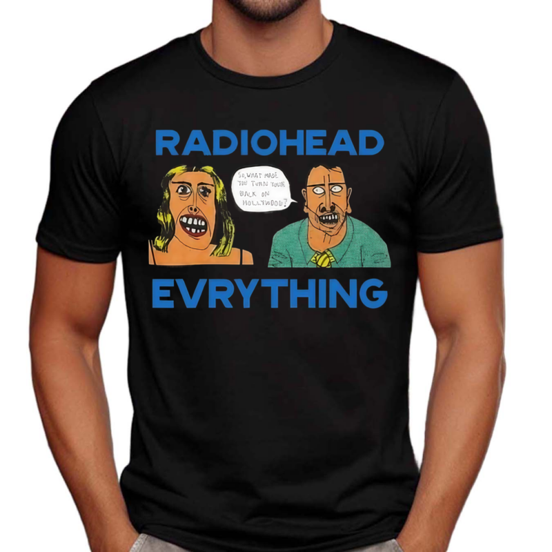 Ayo Edebiri Wearing Radiohead Evrything Shirt