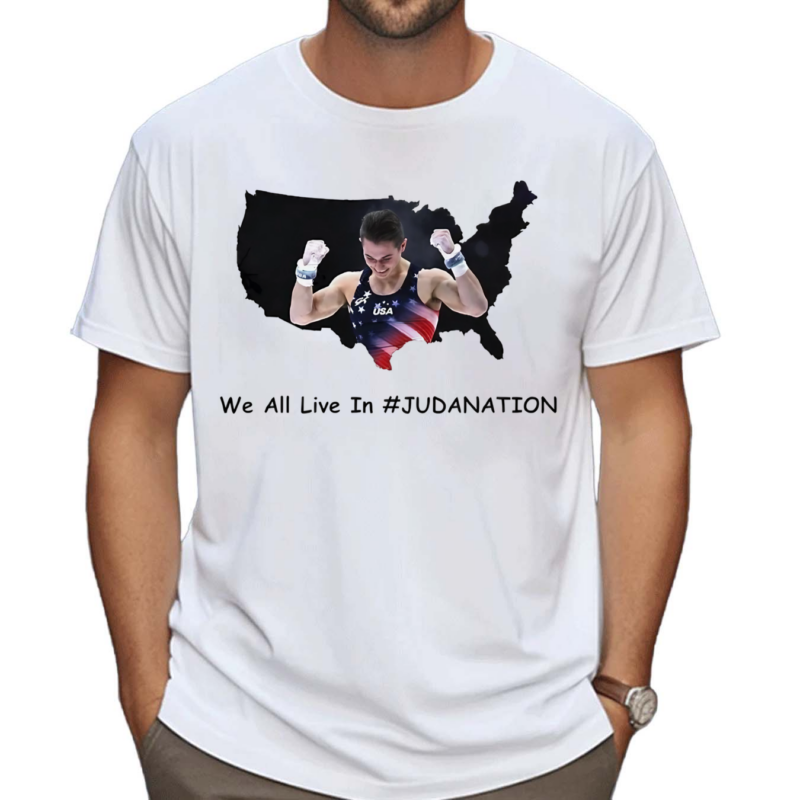 Paul Juda We All Live Judanation USA Gymnastics Shirt