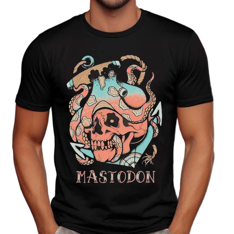 Mastodon Rocks Octopus Tattoo Shirt