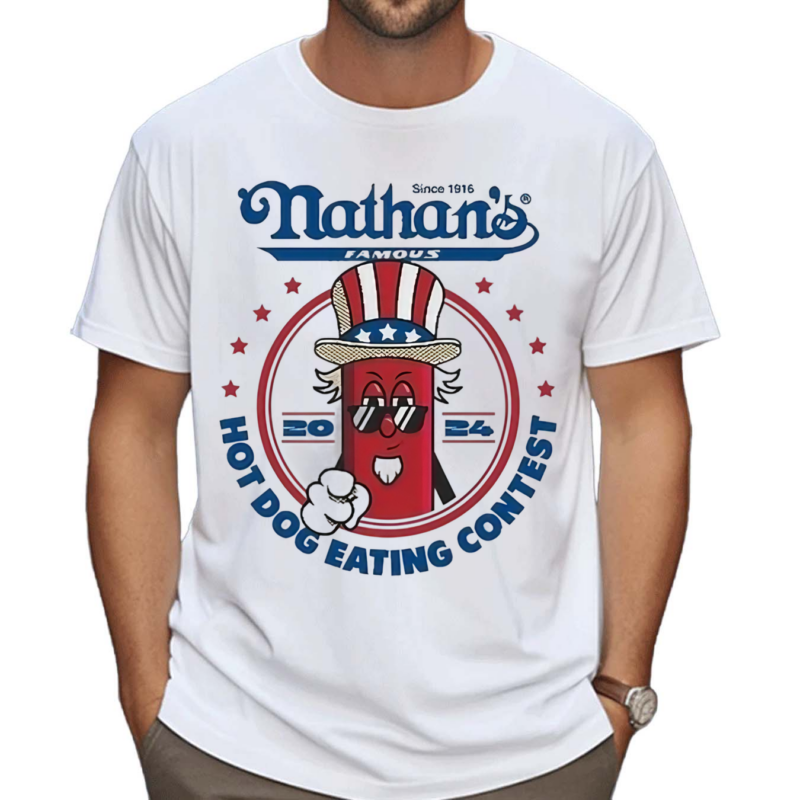 Nathans Famous 2024 Hot Dog Eating Contest Shirt