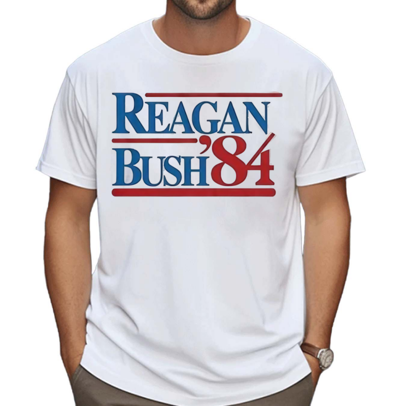 Reagan Bush 84 Text Shirt