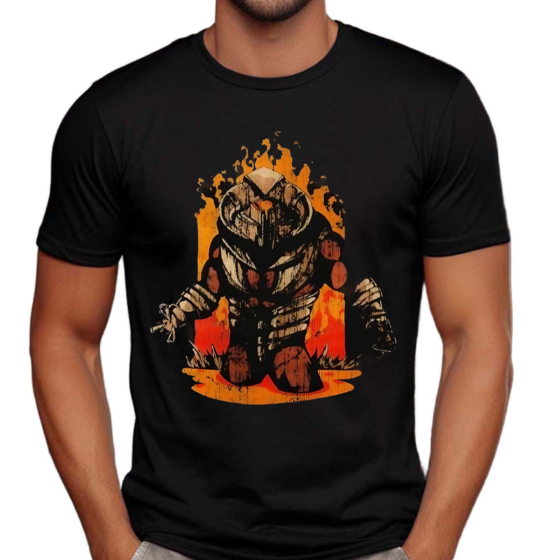 Zuk Old School Runescape Fire Shirt