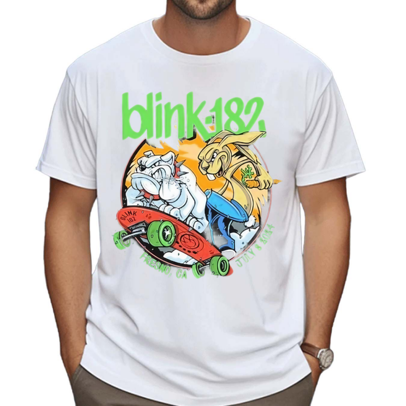 Blink 182 Fresno CA July 8 2024 Shirt