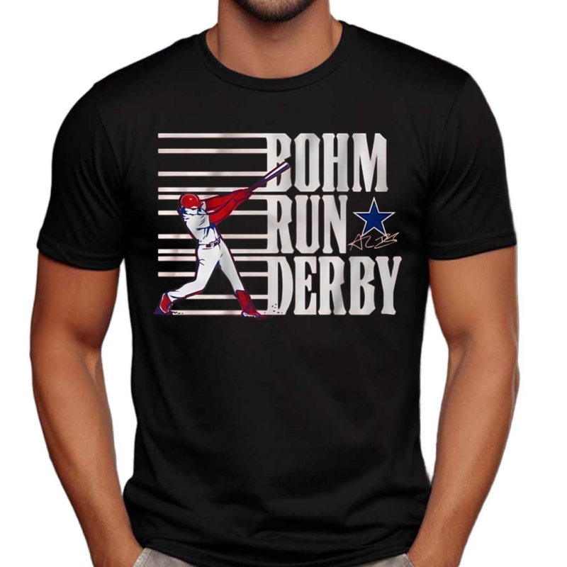 Alec Bohm Run Derby Signature 2024 Shirt