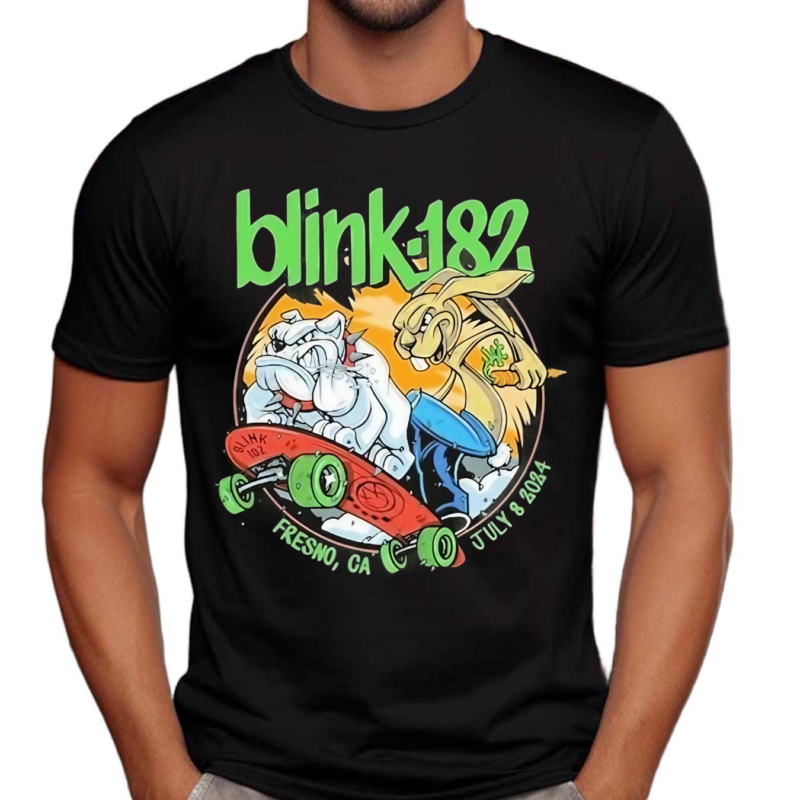 Fresno CA July 8 2024 Blink 182 Shirt