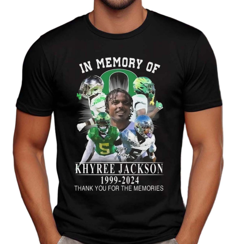 In Memory Of Khyree Jackson 1999 2024 Thank You For The Memories Signature Shirt