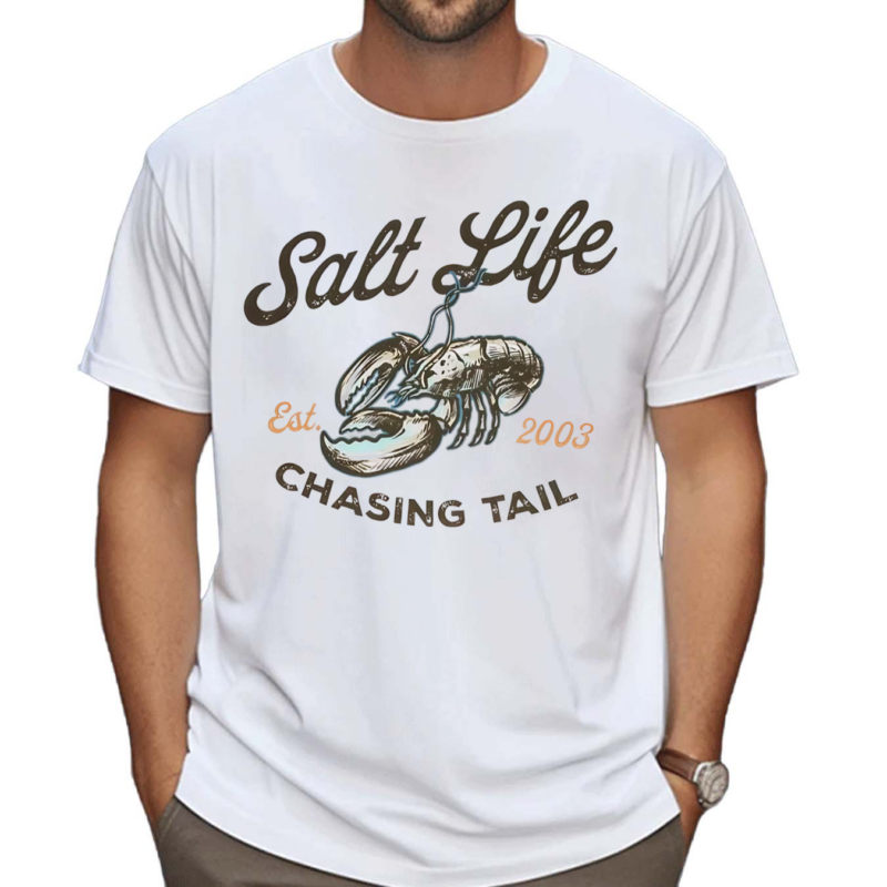 Salt Life Chasing Tail Lobster Shirt