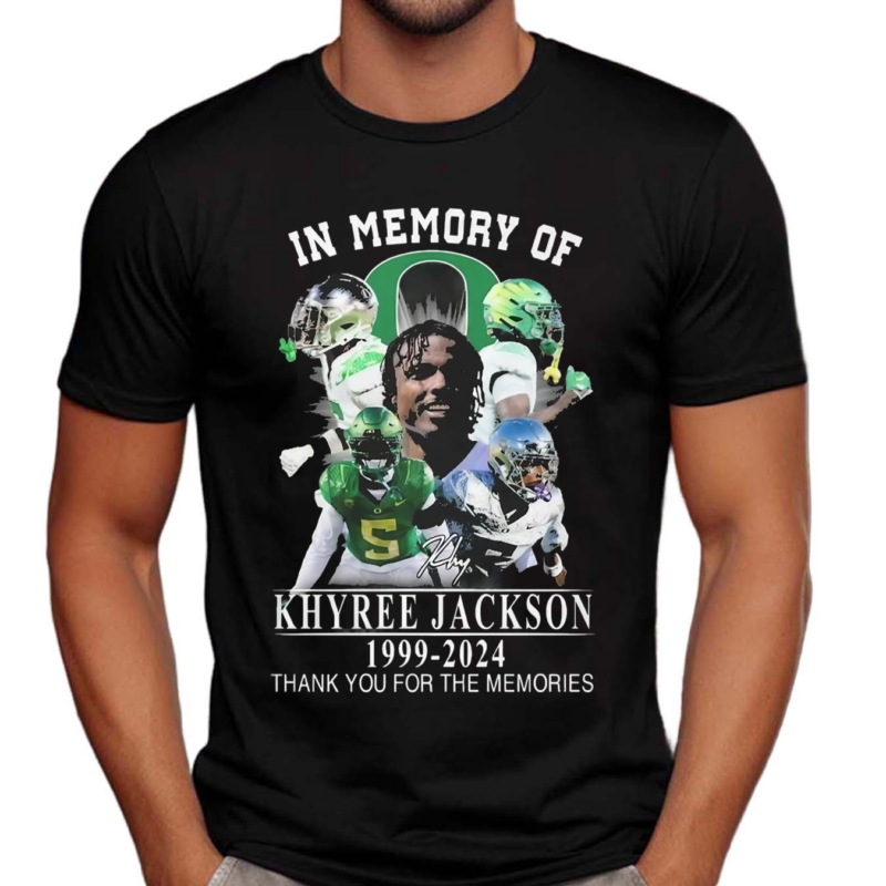 In Memory Of Khyree Jackson 1999 2024 Thank You For The Memories Signatures Shirt