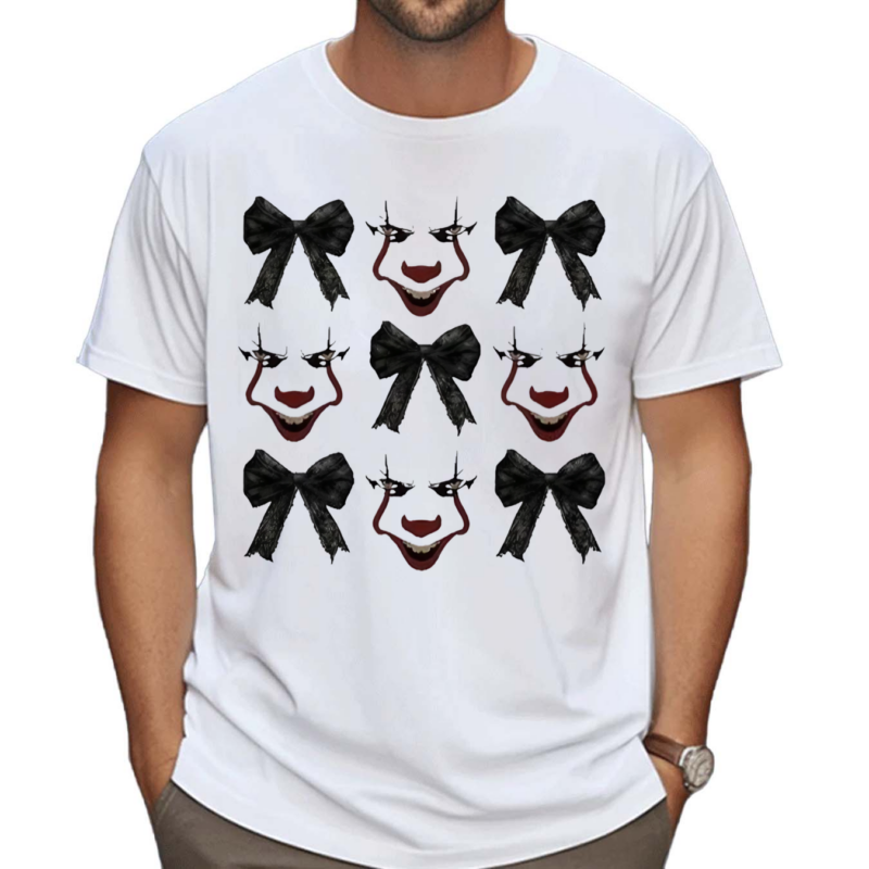 Horror Characters IT Coquette Bow 2024 Shirt