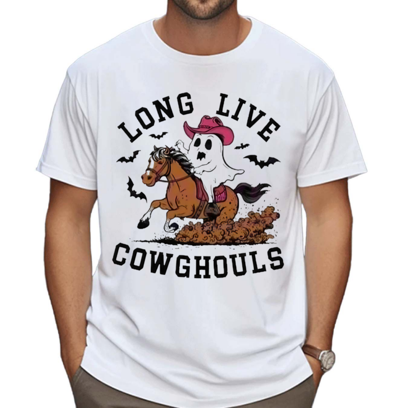 Long Live Cowghouls Ghost And Horse Shirt