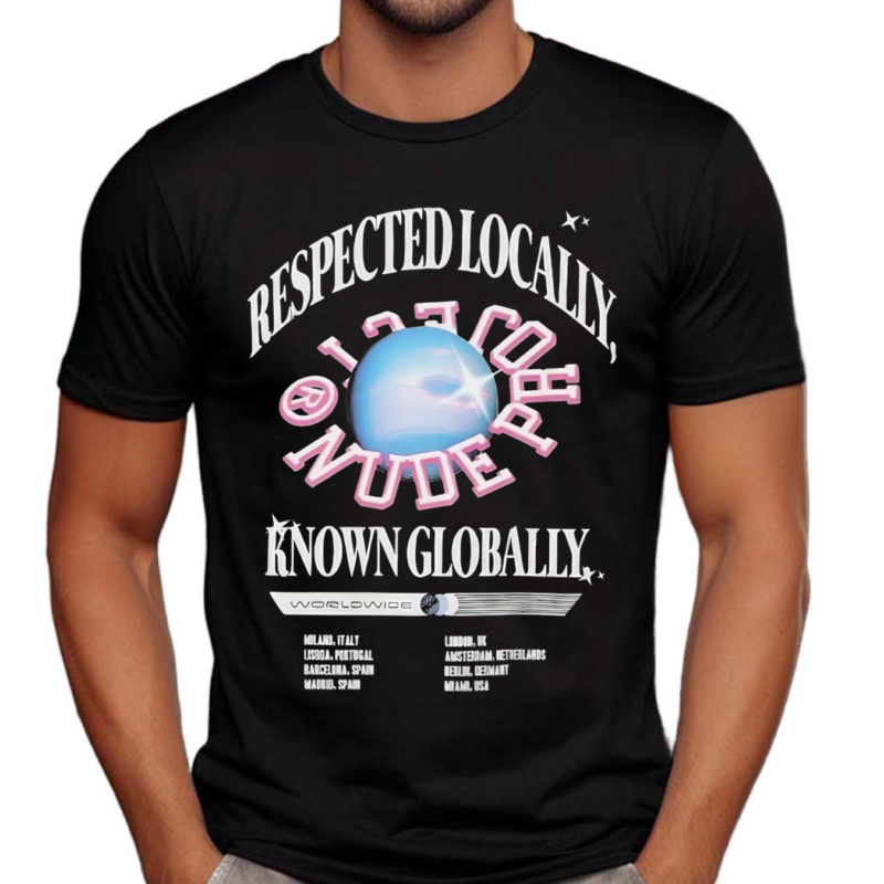 Respected Locally Know Globally Worldwide Shirt