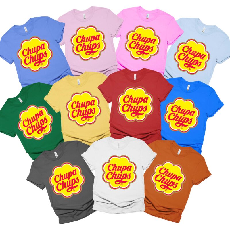 Chupa Chups Candy Shirt, Halloween Candy Group Shirt, Family Halloween Costume Shirts, Chocolate Group Halloween Costumes Shirt, Matching Family Shirt