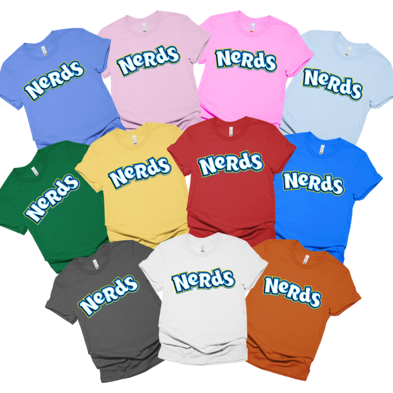 Nerds Candy Group Shirt, Halloween Candy Group Shirt, Family Halloween Costume Shirt, Matching Family Shirt