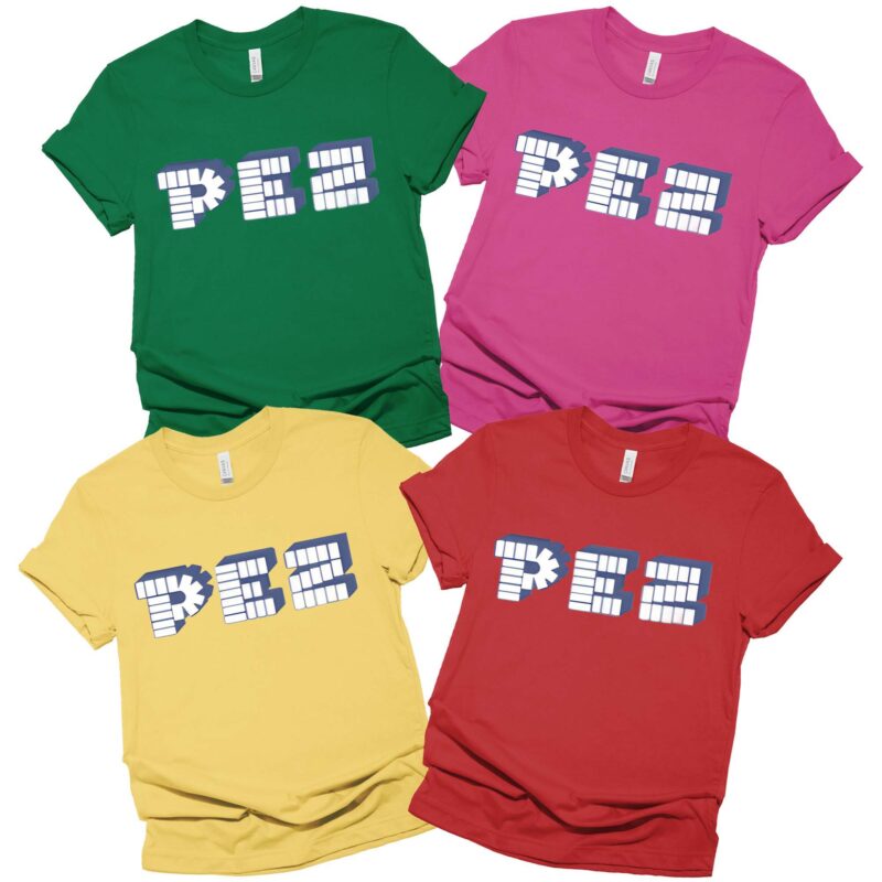 Pez Halloween Candy Group Shirt, Family Halloween Costume Shirts, Chocolate Group Halloween Costumes Shirt, Matching Family Shirt