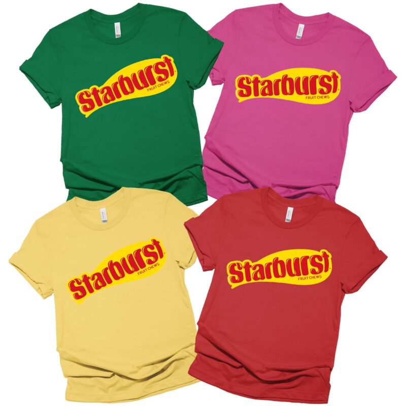 Starburst Candy Food SnackShirt, Halloween Candy Group Shirt, Family Halloween Costume Shirts, Chocolate Group Halloween Costumes Shirt, Matching Family Shirt